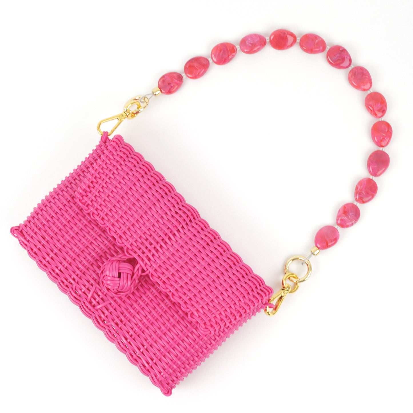 Pochette | Raspberry Pink River Stone