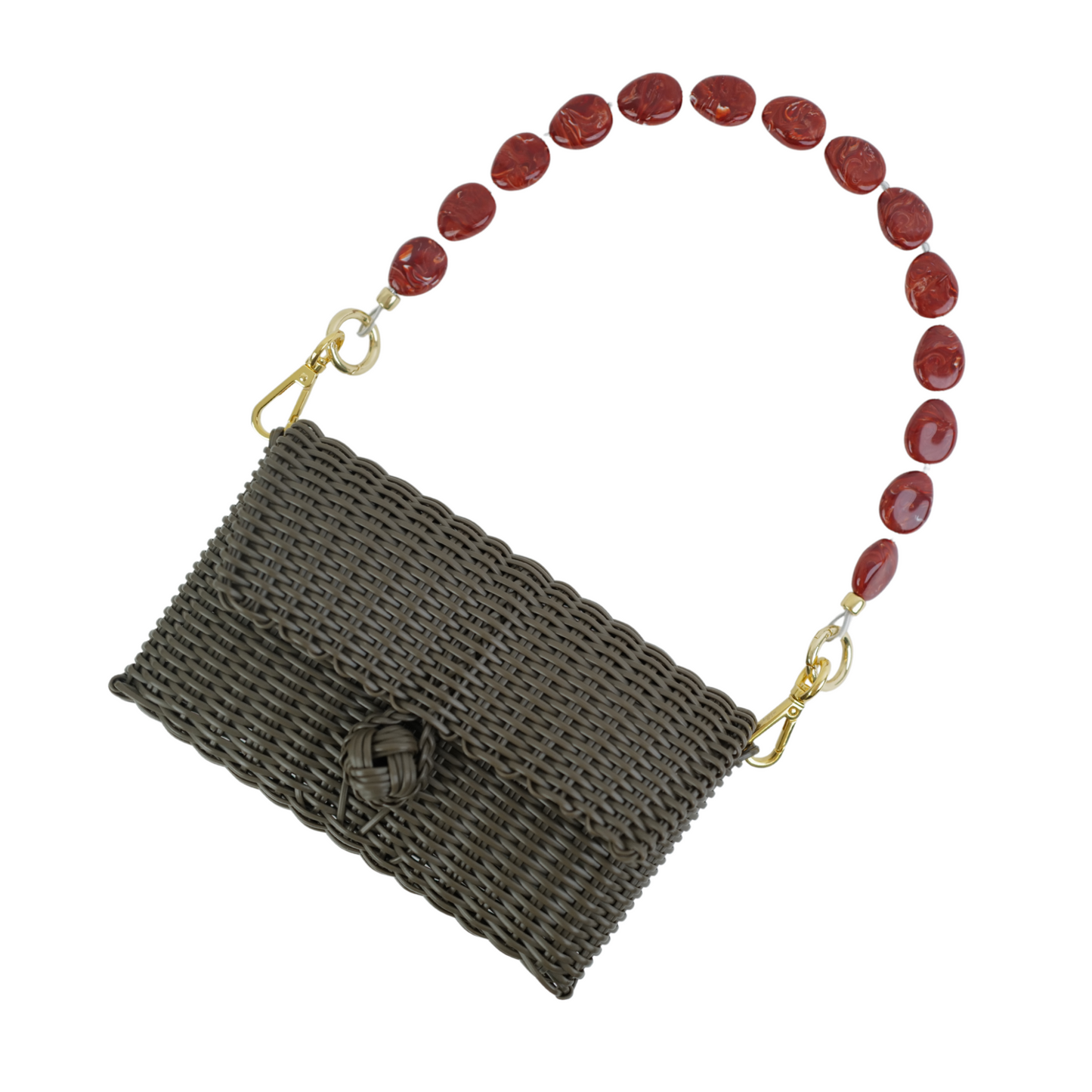 Pochette | Terracotta Tide River Stone