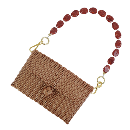 Pochette | Terracotta Tide River Stone