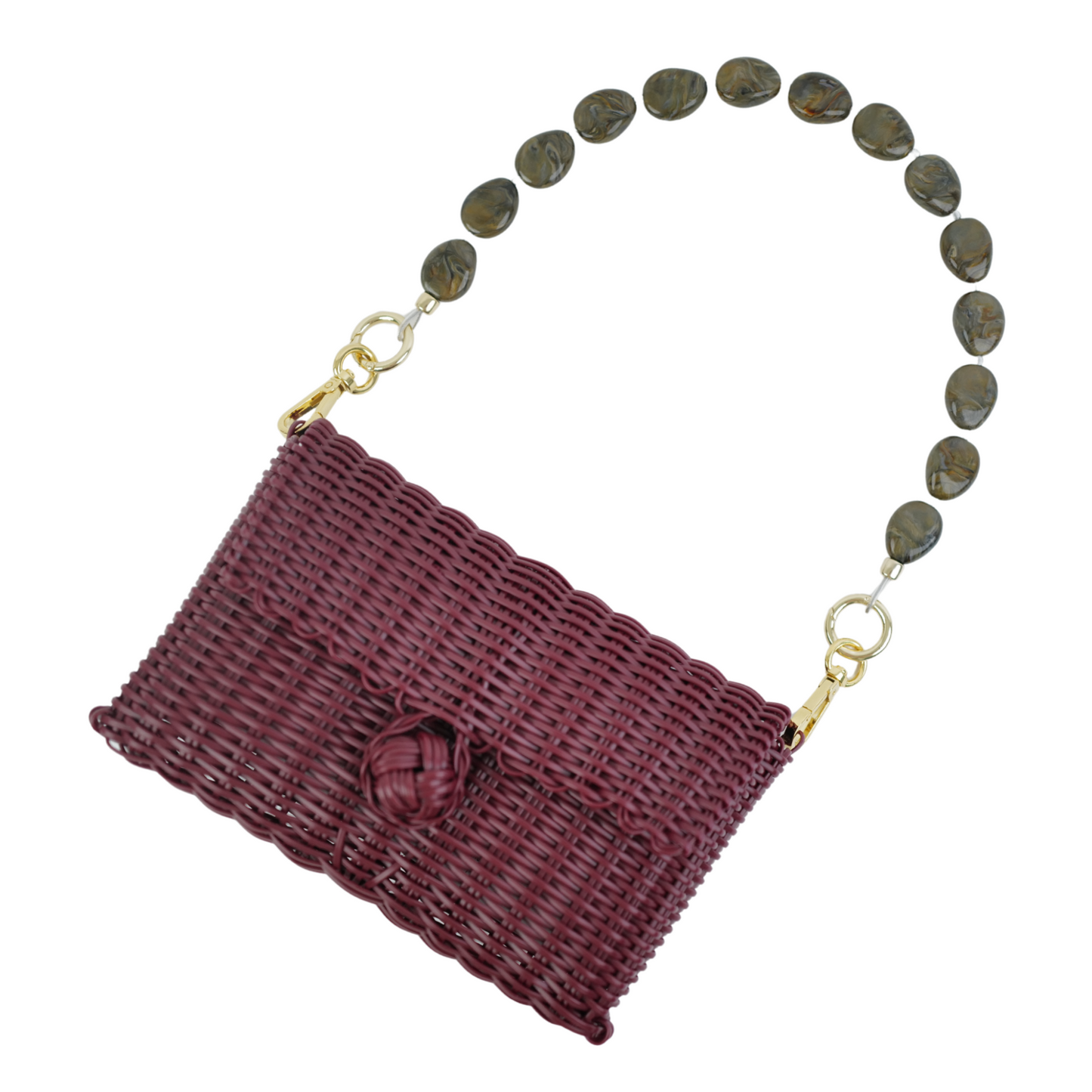Pochette | Umber Swirl River Stone