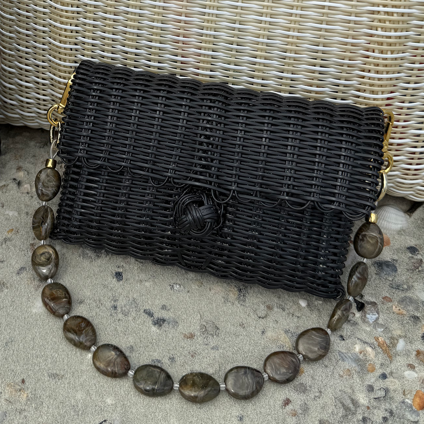Pochette | Umber Swirl River Stone