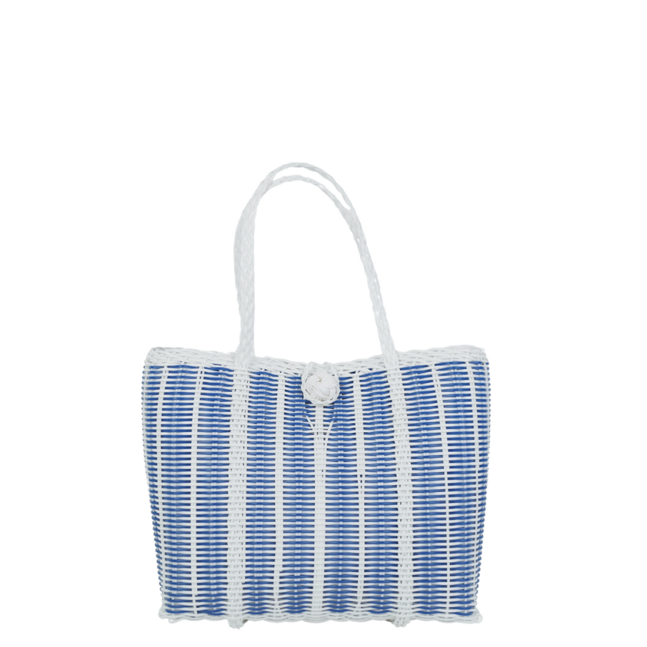 Extra Small | Pinstripe in Atlantic Blue/White