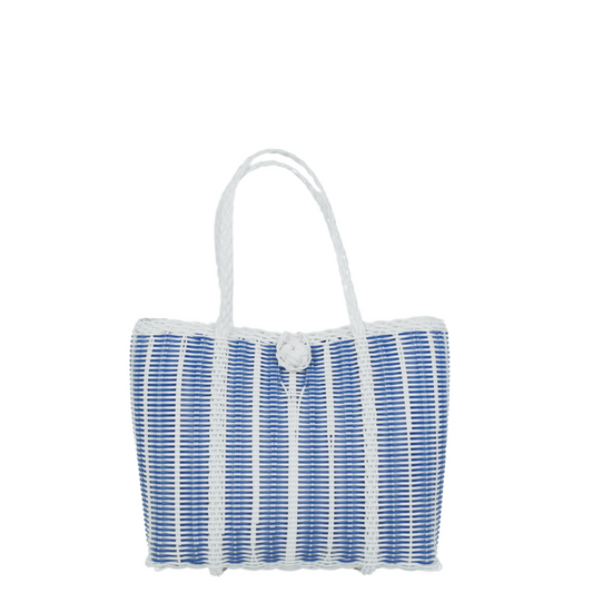Extra Small | Pinstripe in Atlantic Blue/White