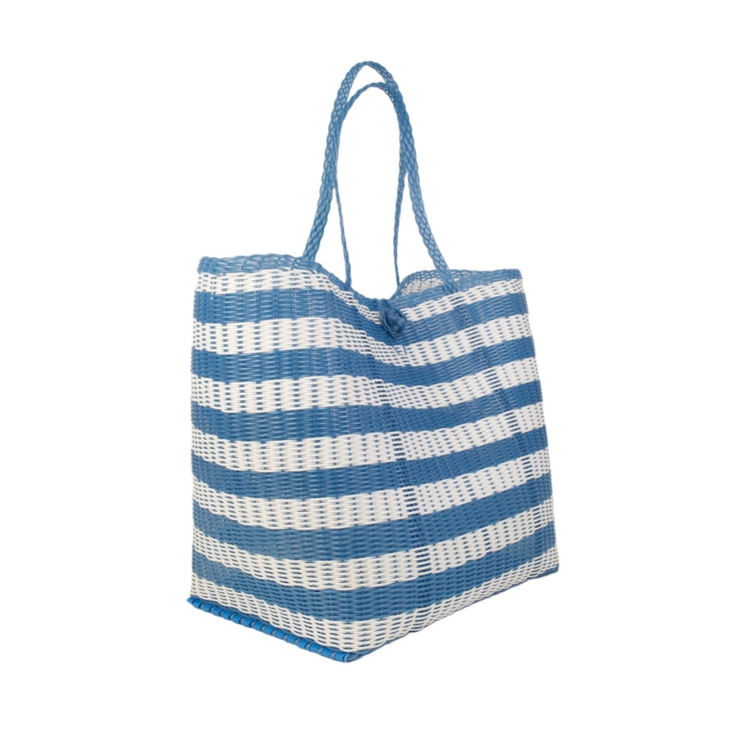 Heavy Load | Lined Paper Stripe in Baby Blue / White